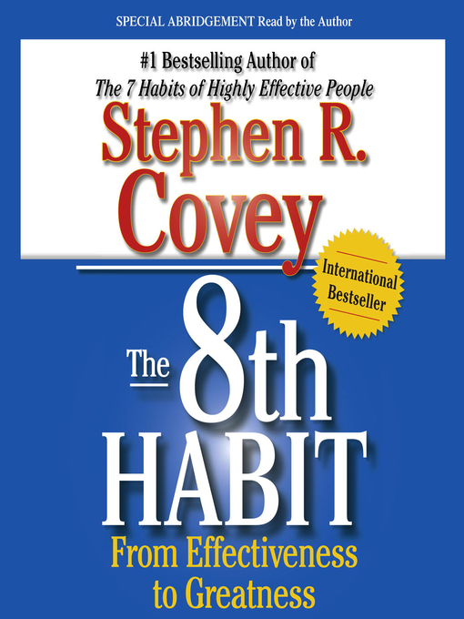 Title details for The 8th Habit by Stephen R. Covey - Wait list